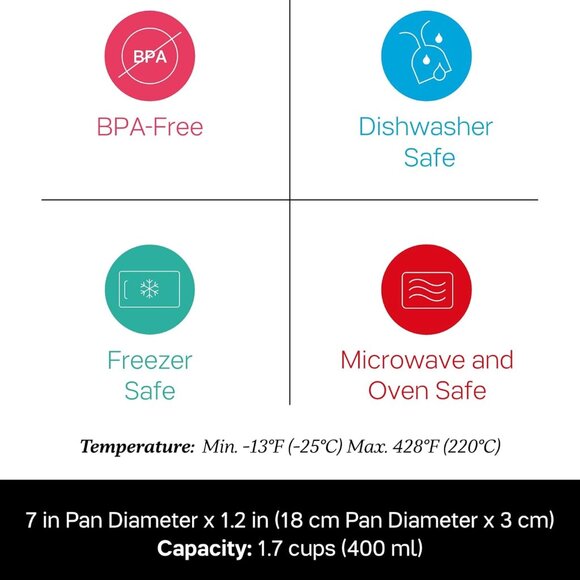 3 x Tupperware Purple Silicone Small Round Forms Measures 6.5"diam. x 0.75" Set! - Picture 5 of 12